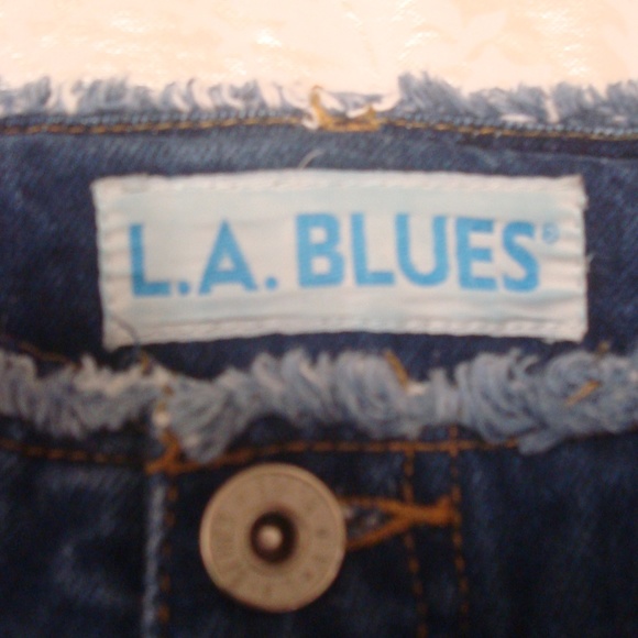 L.A. Blues Distressed Womens Jeans Size Large - Picture 7 of 7